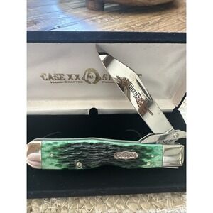 CASE XX CHEETAH Bermuda Green 6111 1/2 L Knife Made in USA